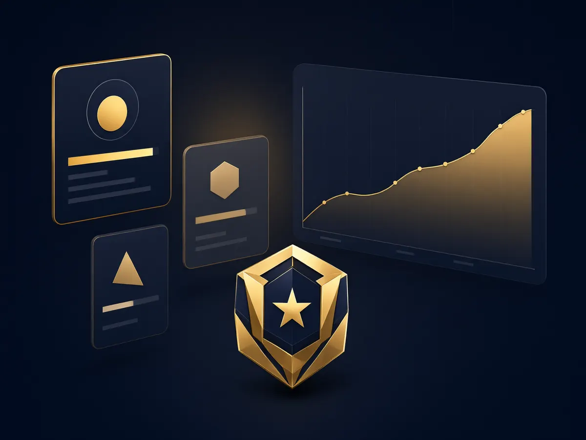Illustration of a casino VIP management dashboard showing player value scores and loyalty tiers